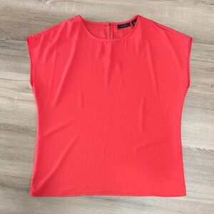 Halogen Vibrant Coral Blouse